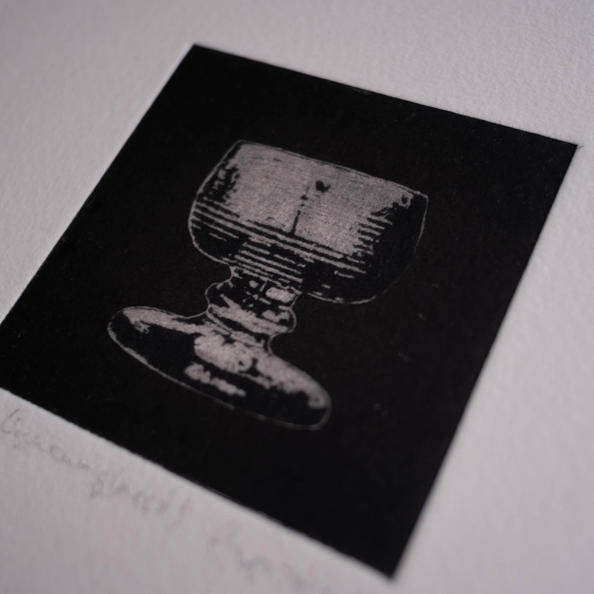 紙版画 "Liqueur glass #3"(額装) | 4枚目