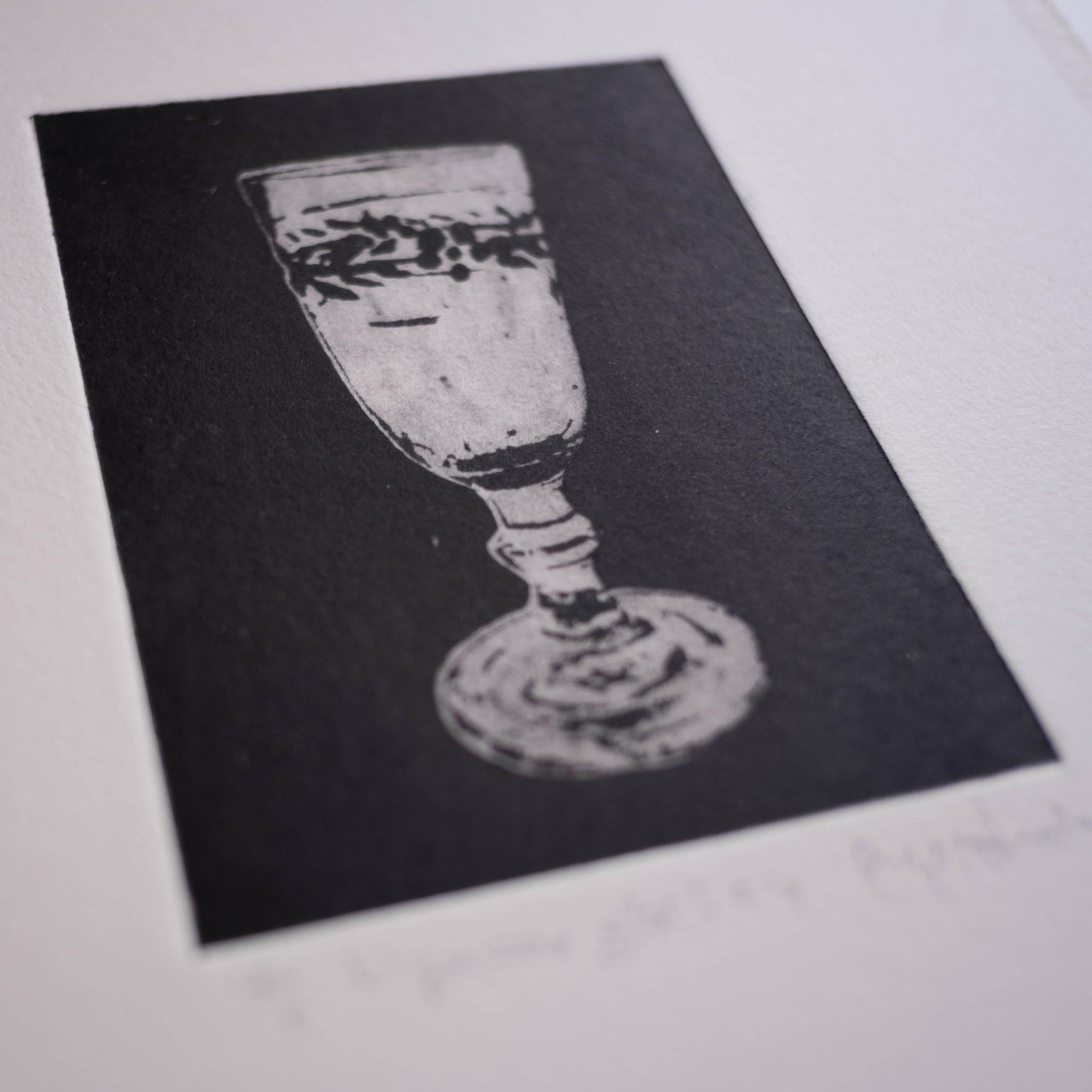 紙版画 "Liqueur glass #4"(額装) | 3枚目