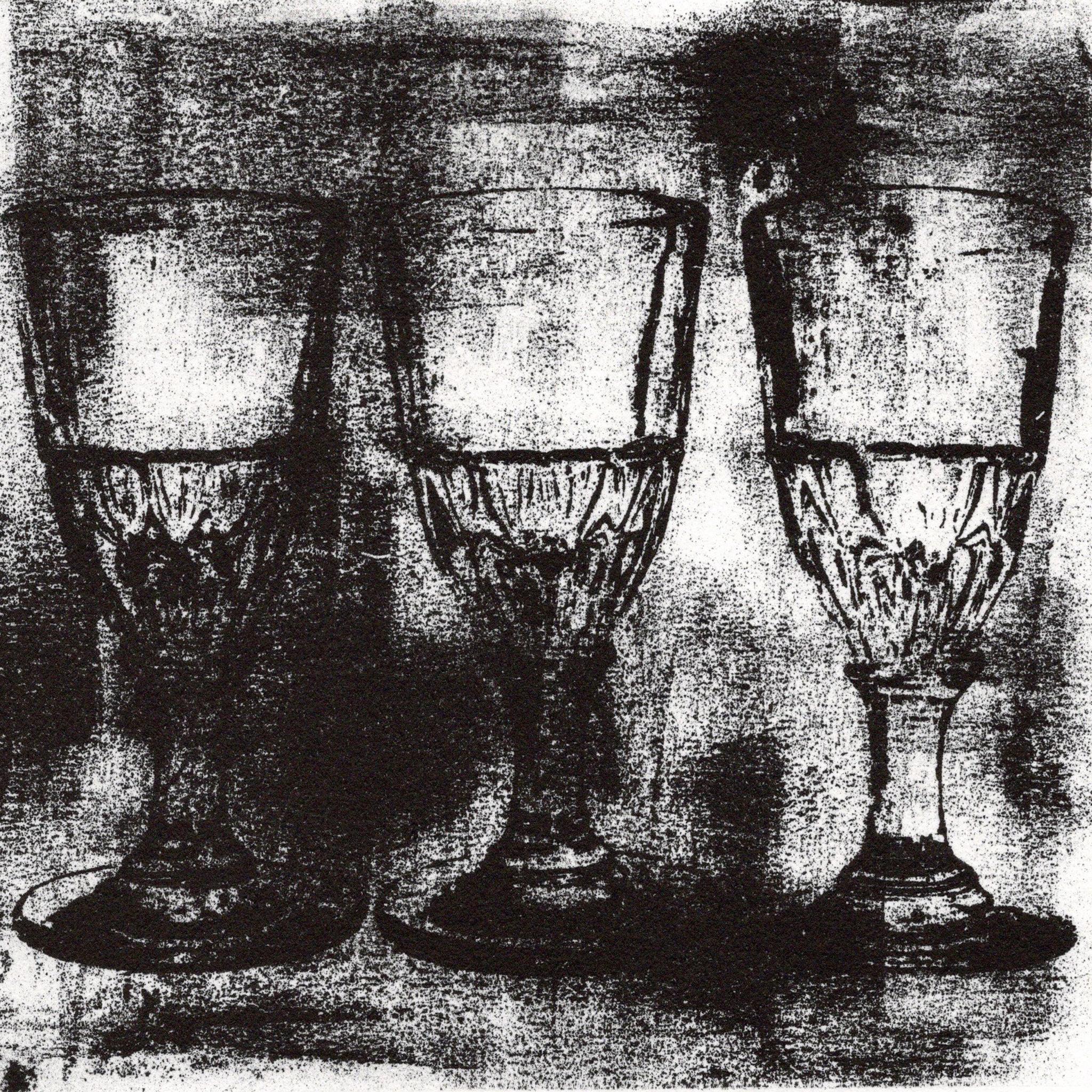 版画 "Bistro glasses #2"(額装) | 2枚目