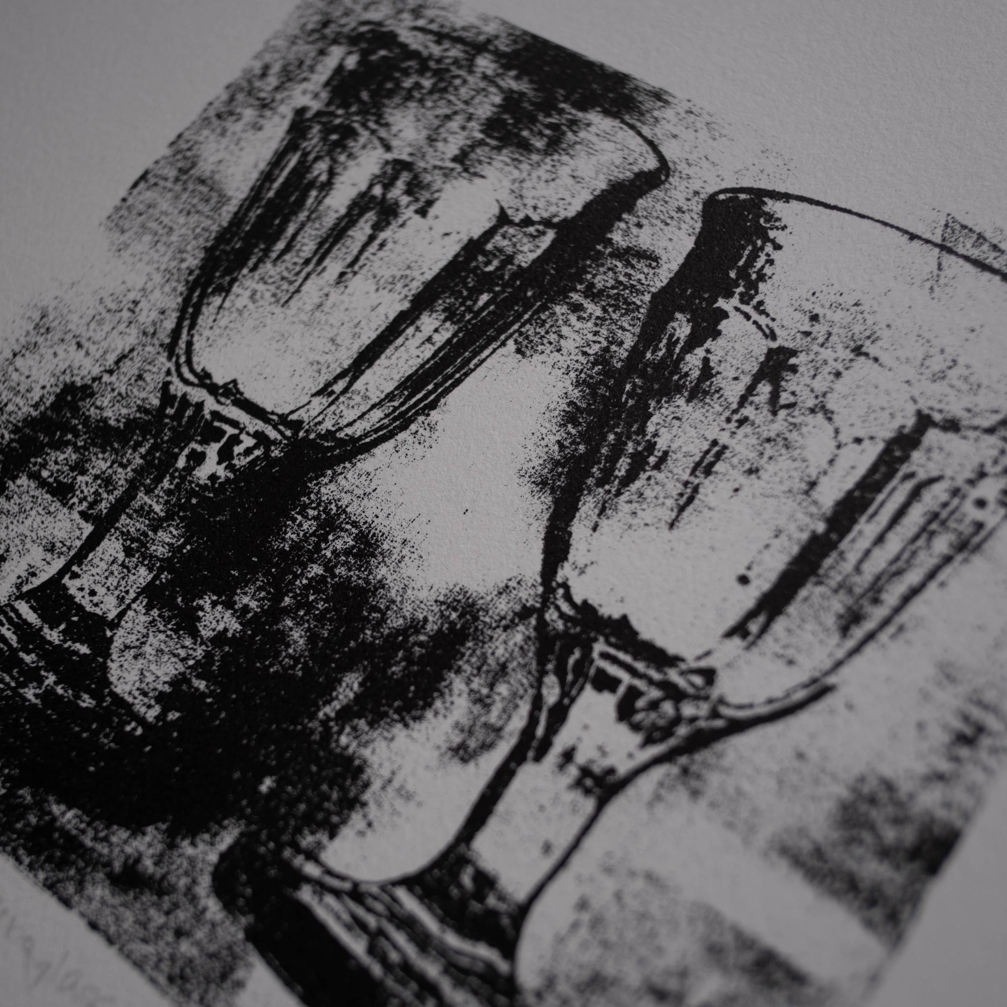 版画 "Bistro glasses #3"(額装) | 3枚目