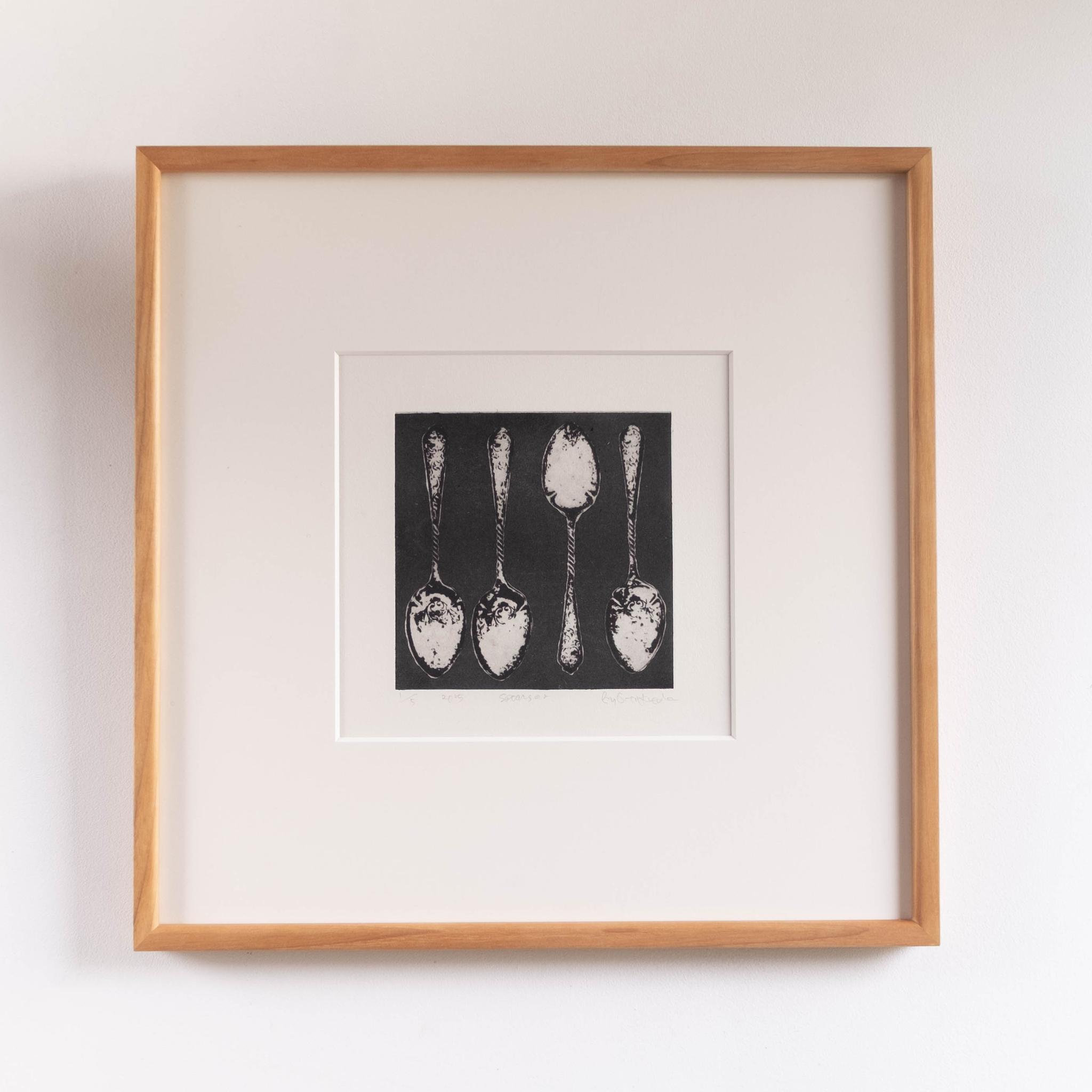 版画 "spoons #2"(額装)1枚目の画像