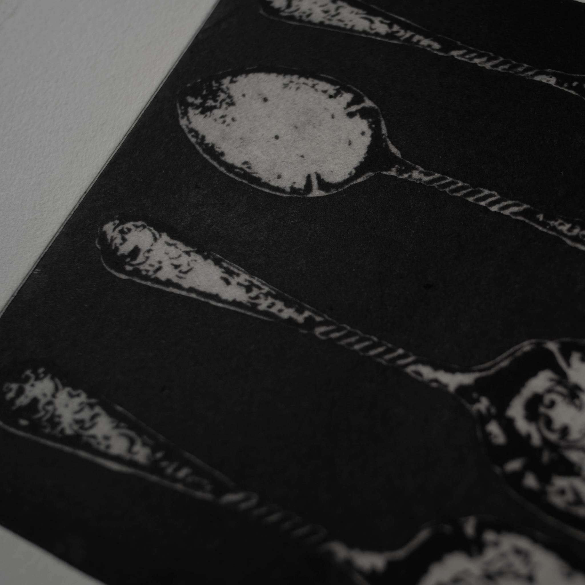 版画 "spoons #2"(額装) | 3枚目