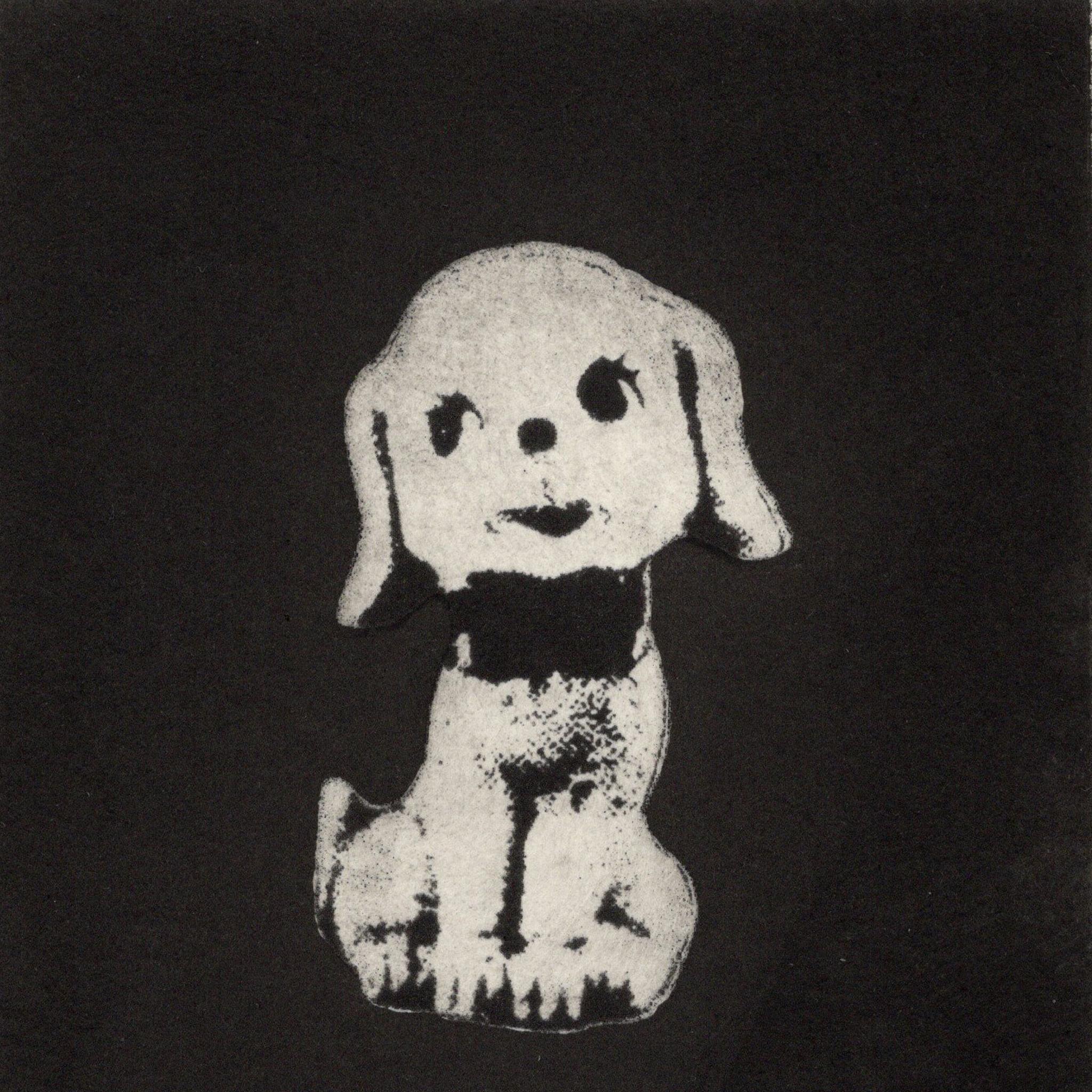 版画 "lovely dog"(額装) | 2枚目